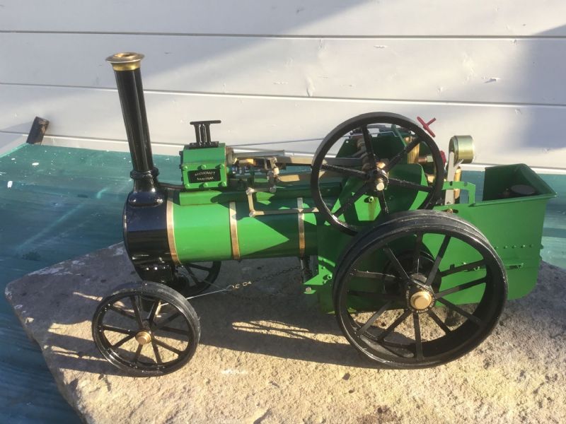 Maxitrak 3/4 Allchin  in green . (gas fired)